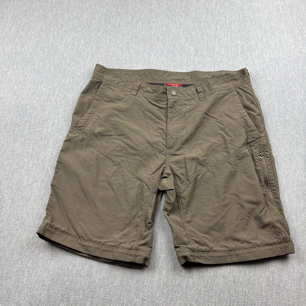 The North Face Shorts Mens 36 Brown Exploration Hiking 9" Utility Pocket Button